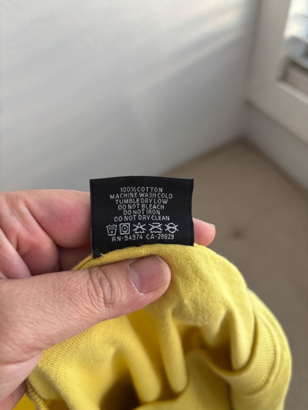 Stussy Vintage 'Smile Jah Loves You' Yellow T Shirt - Picture 3 of 5